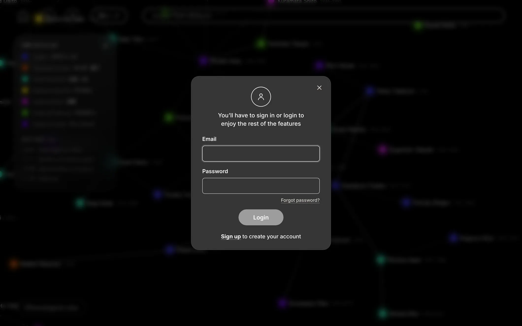 Design Tree, log in