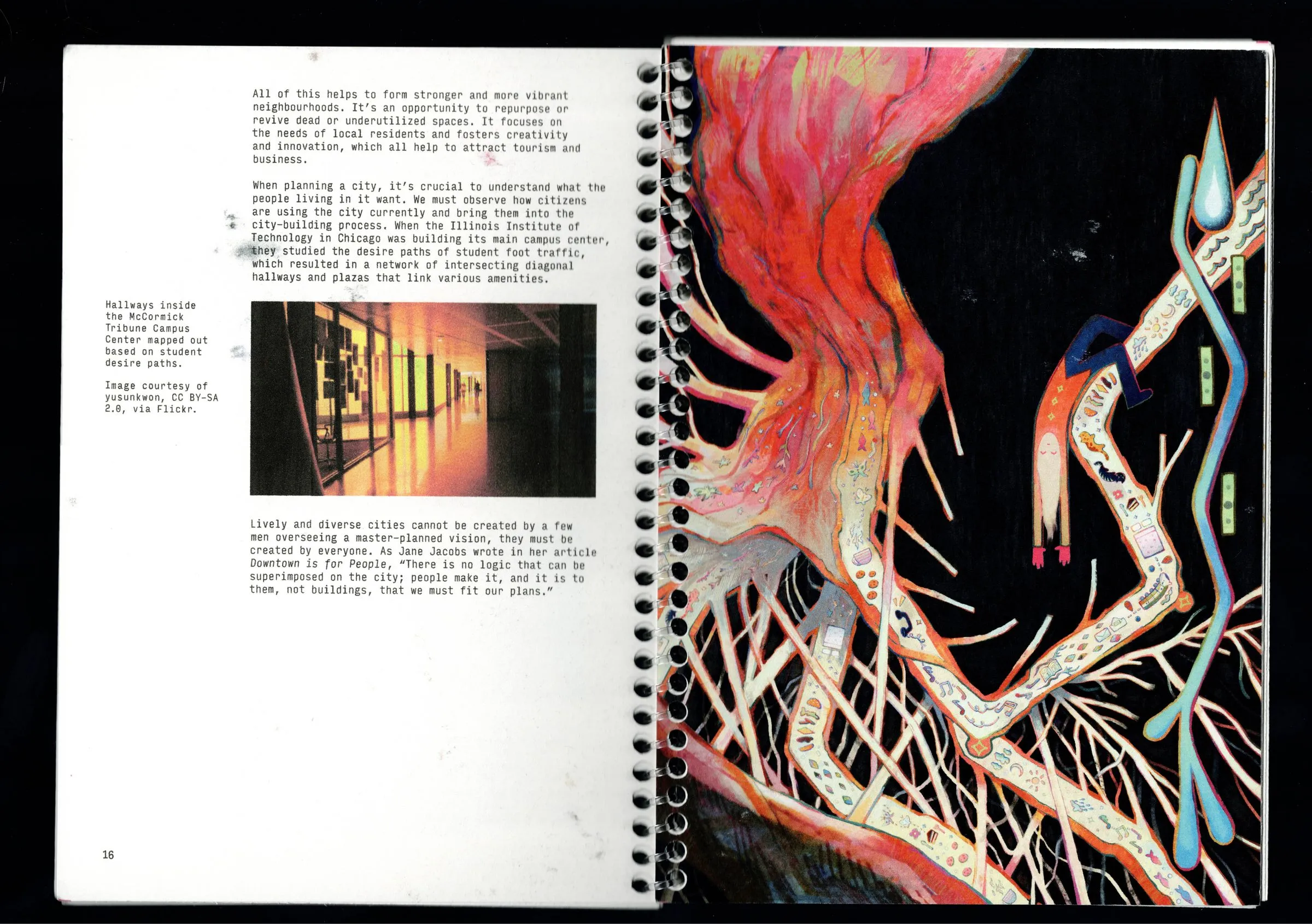 Desire Web illustration spread