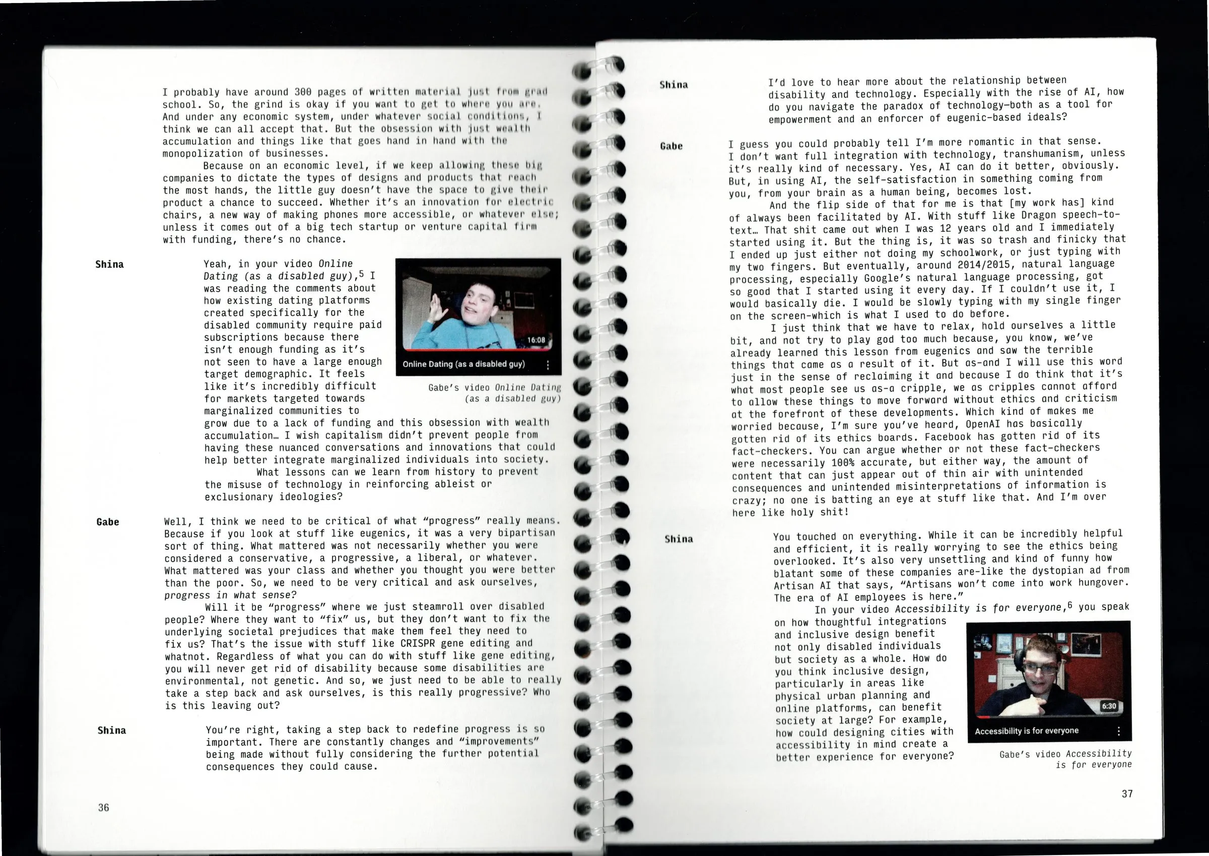 Interview with Gabe Coronado Flores, continued