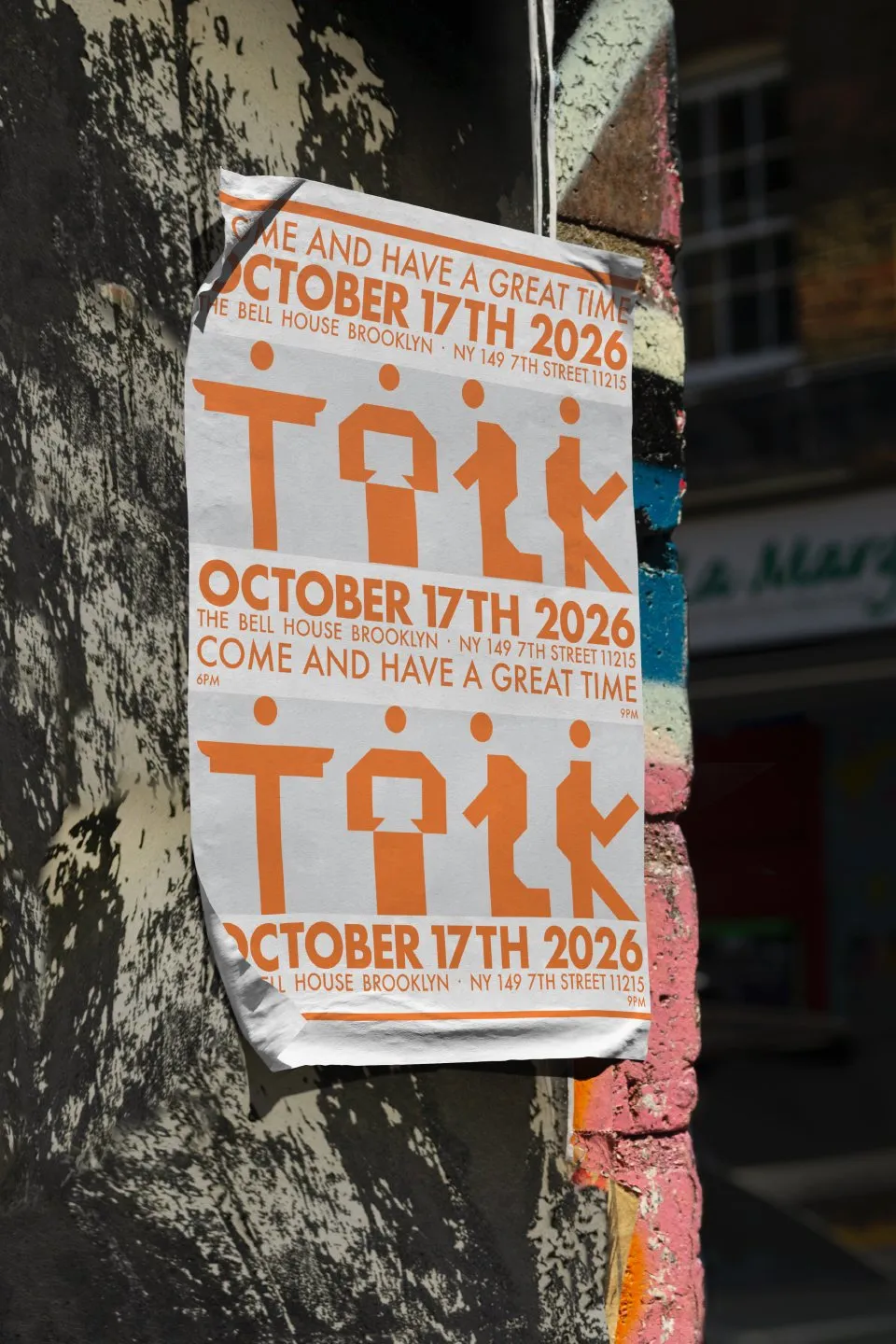 TALK event cover